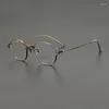 Sunglasses Frames Japan Vintage Pure Titanium Eyeglasses Frame Men Small Square Myopia Prescription Glasses Retro Women Eyewear