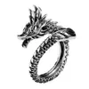Personnalité de la mode Tyrannosaurus rex Ring Mens Korean Fashion Thai Silver Zodiac Opening Jewelry