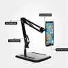 Telefoonmontage standhouder voor desktop met 2 verstelbare arm en 360 ﾰ roteert universele opvouwbare multi -hoek compatibel met iPad iPhone -tablet en meer