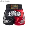 MUAY THAI SORTS Men Femmes Kids Embroderie Kickboxing Sports Satin CrossFit Sanda Grappling Boxing Training MMA PANTS 240408