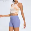 Desginier als yoga aloe top shirt vêtu femelle nouvelle cravate teitée sportive de fitness tanque femme serre top top dance