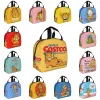 Väskor Fantasy Costco Cartoon Cat Isolated Lunch Bag For Women Portable Cooler Thermal Lunch Box Office Picnic Travel School Food PALLS