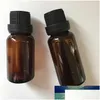 Paketleme şişeleri toptan 5 10 15 20 ml cam esansiyel yağlar Aromaterapi Yağ Kiti Başına DIY Malzemeleri Dhok6 ile Doldurulabilir Boş Amber Depolama