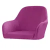 Couvrette de chaise élastique à table 1 PC Anti-pilling anti-rides gants de fauteuil élevé faciles à installer la qualité de l'élasticité