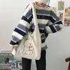 أكياس الكتف Hylhexyr Women Canvas Tote Lamb Like Like Fabric Bear Bear Bearder Crossbody Handbag Shopper Custy for Girl