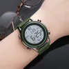 Montre-bracelets Luxury Military Sports Montres Men de LED imperméables Watch numérique S Outdoor Electronic Relogios Masculino