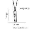 Chains Piano Keyboard Pendant Necklace Electronic Organ Black White Music For Women Kids Choker Jewelry Gifts