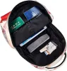 Rucksäcke Koi Fish und Sakura Muster stilvoller lässiger Rucksack -Rucksäcke mit mehreren Taschen Computer Daypack für Arbeitsgeschäft