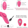 Briefes Stimulateur de vibrateur de vagin clitoral portable Stimulateur de point G pour femme télécommande vibrante avec clip avec clip magnétique