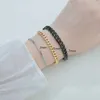 Braccialetti in acciaio inossidabile della tendenza a catena per uomini donne in bianco color oro punk marciapiedi cubani collegamenti a catena braccialetti a mano sui regali di gioielli a mano D240419