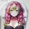 Poussions de souris Le poignet repose créatif 3d corps entier grand coussin de souris personnalisé diy mignon kanroji mitsuri bras repos reste anime sexy opai pad y240419