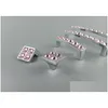 Handles & Pulls Crystal Glass Series Diamond Pink Furniture Door Knobs Dresser Der Wardrobe Kitchen Cabinets Cupboard Accesso8779447 D Dhthk