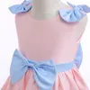 Elegante erste Kommunion Taufe Geburtstagskleid Baby Kostüme Kinder Prinzessin Pailletten Party Little Brautjungfer Kleinkindkleider