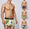 Underpants Herrenunterwäsche atmungsaktiven Boxer für Männer Home Shorts mit freiliegendem Bund gedrucktem Schwimmen Surfen Strandkleidung 2024