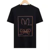 Psychological T-shirts Psyco Rabbit t Shirt American Designer Business Fashion Tees Mens Women Usa High Street Polos Skull Rabbits Bunny 8828