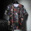 Męskie koszule T-shirty Mężczyźni Mężczyzny Duży rozmiar 10xl tops tees Summer Hip Hop Casual Animal Graffiti Plus 9xl10xl Ubrania workowate