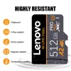 Cards Lenovo U3 A2 Memory Card High Speed Mini SD Card 2TB 1TB Flash Card Personalized Gift Ideas 128GB For Phone/surveillance Camera