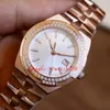 2024 Women Watch 35mm 1088/1 Automatic Movement Watch Sapphire Dial 18K Rose Gold Strap