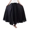 Rokken elastische taille maxi rok bohemien met vloeiende zoom dames etnische stijl a-line streetwear lang voor casual