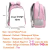 Bolsas desenho animado Princesa Girl Backpack Sacos de escola para meninas adolescentes Livro infantil Pink Student School Backpack Bolsa de ombro Presente