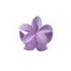 Hair Pins Matte Candy Color 4Cm Flower Hairclip Ponytail Holder Grip Hawaiian Vacation Claws Fashion Accessory 023 Drop Delivery Produ Otq1L