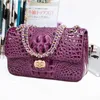 Shoulder Bags Women Bag Designer Fashion Snakeskin Leather Handbag Crocodile Crossbody For 2024 Purse