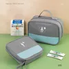 0coe First Aid Supply Family Family First Aid Kit Sac grande capacité Organisateur de médecine Boîte de rangement Sac de rangement Voyage Emergency Vide Portable D240419