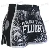 Męskie szorty Elastyczne Muay Thai Shorts FR Combat Mixed Martial Arts Boksing Training Pants T240419