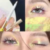 Eyeliner Shiny Chameleon Eyeliner Gel Pencil Green Gold Purple Chrome Glitter Highlight Eye Shadow Silkworm Pen Waterproof Beauty Makeup