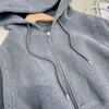 Arbeitskleider Frauen Kapuze Zipper Sweatshirt Jacke Rock Zweiteiler Anzug High Taille Hip Wrap Pullover Slit Casual Dress Sets kurzer Mantel