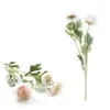 Decorative Flowers Little British Lulian Nordic Home Decoration Wedding Fake Flower Simulation Bouquet Room Decor Artificial Eternal Rose