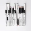 Enhancers 12pcs White Eyeliner Pen Pencil Eyes Brightener Eyeshadow Hightlighter Waterproof Female Lip Pigment Pen Make Up Tools WH998