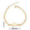 Bracelets de charme Acessórios de jóias da moda Pulseira de borboleta para mamãe de aço inoxidável de aço