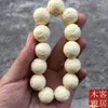 Figurines décoratives Bracelet à cordes de main de fruit ivoire pour hommes et femmes simples perles de bouddha Rosaire accessoires de style classique traditionnel