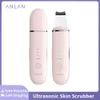 Anlan Ultrasonic Skin Scrubber Deep Cleaning Limpieza Pore Spatula EMS Face Lifting Ultrasonic Peeling Skin Care Tool 240418