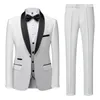 Costumes pour hommes Business Casual Suit Male Wedding Office Robe trois pièces pour les vêtements pour hommes