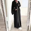 Roupas étnicas Eid ABAYA DUBAI Modesto Turquia Vestido Longo Muslim para Mulheres Vestidos Islâmicos de Lantejoula Árabe Vestido de festa noturna Vestido marroquino Kaftan Robe D240419