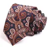 Mens Luxury Print Tie Arrivals Fashion Formal Neck For Men Business Suit Work Slips Classic 7cm Wide Ties 240415