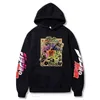 Harajuku Jojo Bizarre Adventure Hoodie Японское аниме мужчины/женщины с длинными рукавами топа