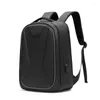 Rucksack Männer wasserdichte Freizeitmänner stilvolle Buchtasche USB 15,6 -Zoll -Laptop Back Travel Männliche Taschen