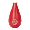 Вазы китайская красная керамическая ваза мандарин утка свадьба праздничное украшение цветочное устройство домашнее оборудование для дома декор