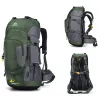 Backpacks 60 Liter Backpack Outdoor Sports Camping Backpack Travel Mountaineering Hiking Backpack Waterproof Rain Cover Backpack
