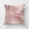 Pink Geométric Print Decor Cover Cover Mouading Party Sofa Office Soutr El Cushion Modern Light Luxury Home 240411
