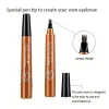Amplaceurs Crayon à sourcils à 4 points Maquillajes Para Mujer étanche du stylo à sourcil liquide étanche