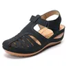 Mujeres Sandalias zapatos de verano Mujer más tacones Sandalias para cuñas Zapatos de plataforma de gladiadores casuales femme 240418