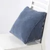 Pillow Leitura de backrest Triangular lombar suporte com apoio de cabeça para trás para aliviar o sofá -cama de alívio da dor na cadeira