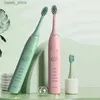 Toothbrush Ilike Sonic Electric Toothbrush for Men and Women Adult Household Non Rechargeable Soft Hair IPX7 Waterproof Y240419