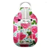 Storage Bottles 6pcs Empty Travel Size Bottle For Soap Liquids Hand Sanitizer Keychain Holder 30ml Flip Cap Reusable