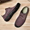 Casual Shoes Golden Sapling Loafers Men Genuine Leather Men's Breathable Driving Flats Lightweight Moccasins Retro Male Footwear