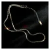 Titanium Steel Starry Collarbone Necklace for Men and Women